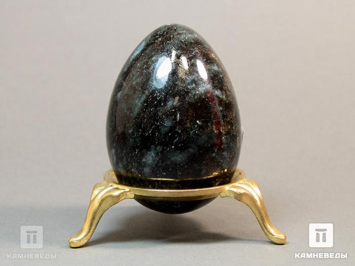 Яйцо из кианита в амфиболите, 5,5х3,9 см, 22-105, фото 3