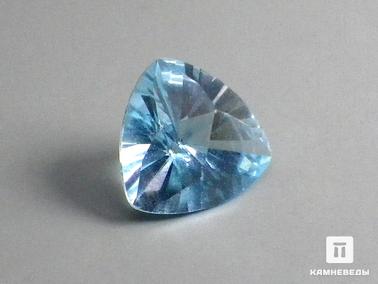 Топаз. Топаз голубой, огранка 9х9х5,5 мм (2,6 ct)