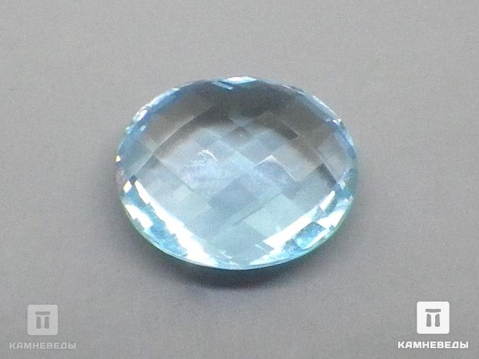 Топаз голубой, огранка 12х10х5,5 мм (5,6 ct), 9-38/12, фото 2