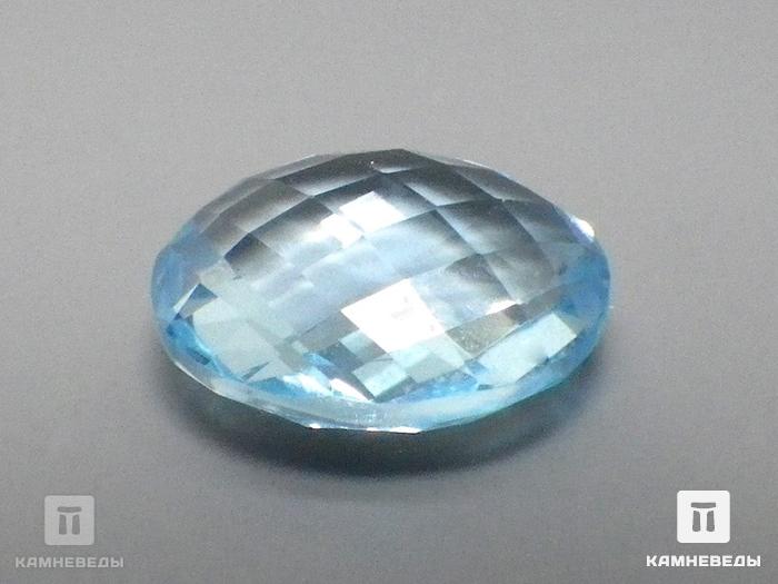 Топаз голубой, огранка 12х10х5,5 мм (5,6 ct), 9-38/12, фото 3