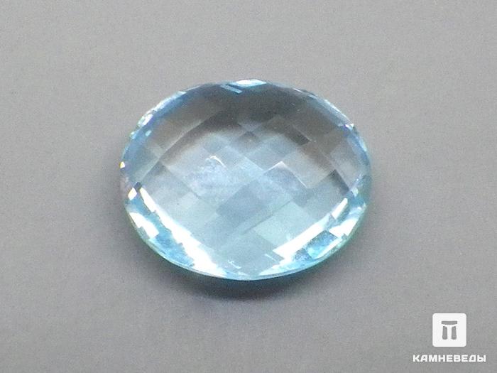 Топаз голубой, огранка 12х10х5,5 мм (5,6 ct), 9-38/12, фото 1
