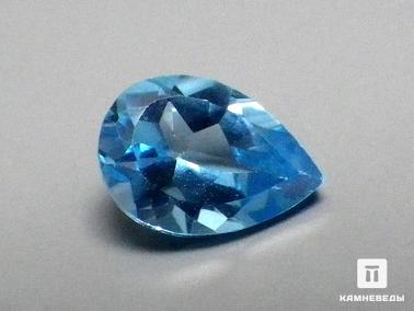 Топаз. Топаз голубой, огранка 7х5х3 мм (0,8 ct)