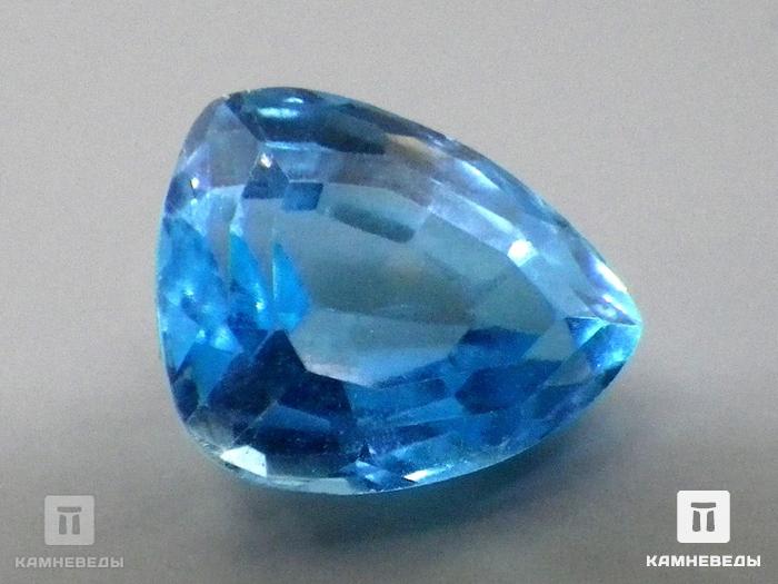 Топаз голубой, огранка 5,6 ct, 9-38/23, фото 2