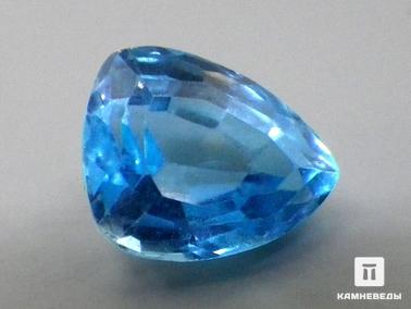 Топаз. Топаз голубой, огранка 5,6 ct