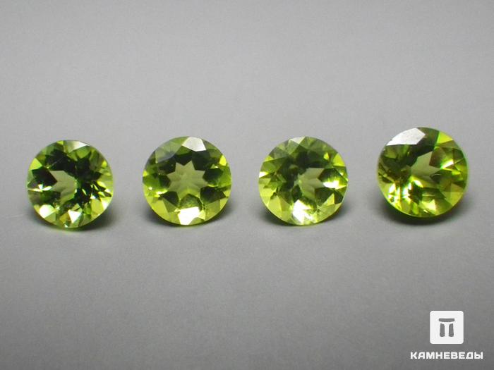 Хризолит (оливин), огранка 5х3 мм (0,5 ct), 9-8/1, фото 3