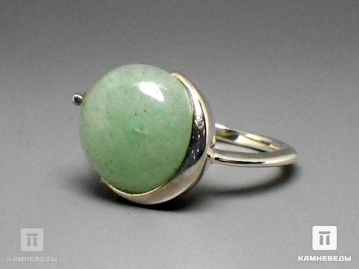 Кольцо «Мелодия» с авантюрином зелёным, 44-71, фото 3