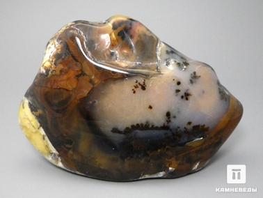 Агат, Халцедон. Агат дендритовый (халцедон), полировка 11х7,8х3,1 см