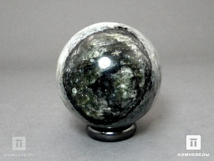 Шар из оливинита в кальците, 43 мм, 21-146/4, фото 2