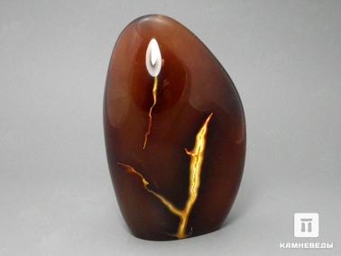 Сердолик. Сердолик (карнеол), полировка 9х6х4,2 см