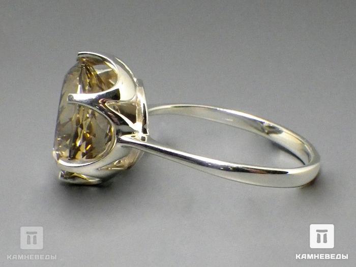 Кольцо «Корона» с цитрином, огранка, 44-75/2, фото 3