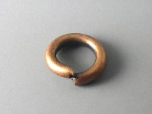 Фурнитура «Колечки» металлические разъёмные, 6 мм (350 шт.), цвет медь