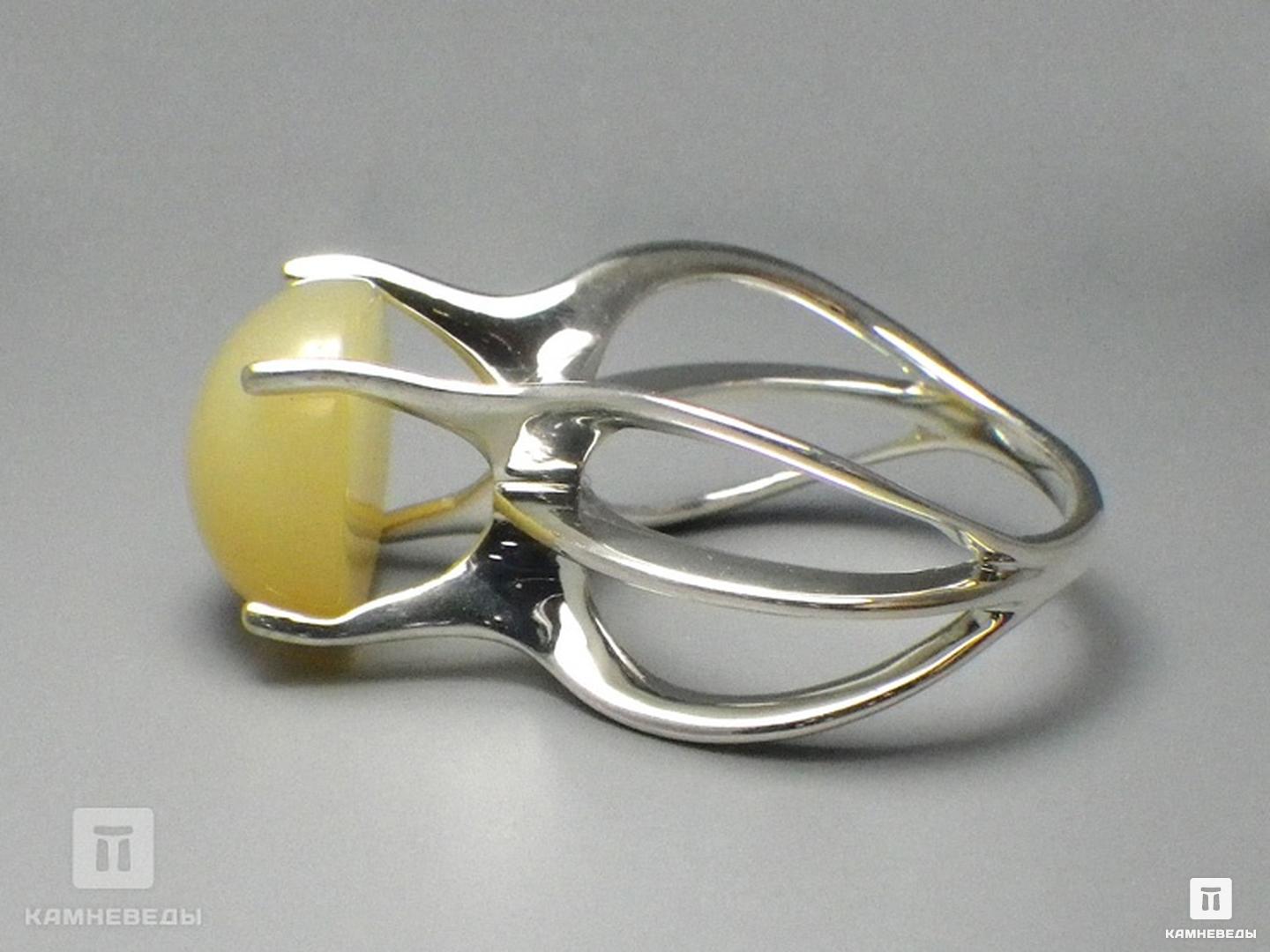 Кольцо с опалом желтым, 44-80, фото 3
