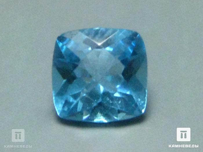 Топаз голубой, огранка 5х5х3,5 мм (0,7 ct), 9-38/35, фото 4