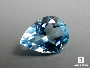 Топаз. Топаз голубой, огранка 8х6х4 мм (1,25 ct)