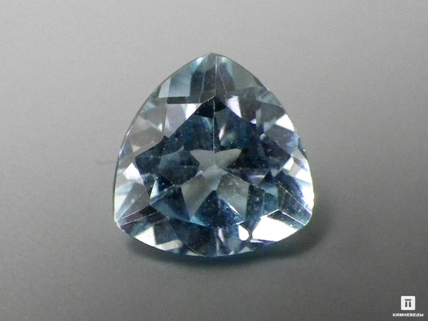 Топаз голубой, огранка 8х8х5 мм (1,95 ct) umcho овал нано небесно голубой топаз драгоценный камень клип серьга