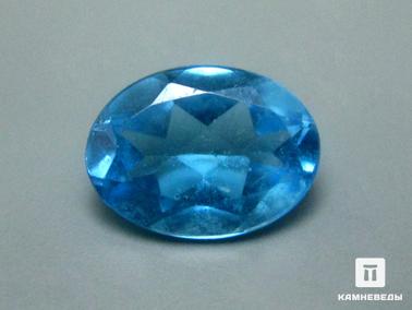 Топаз. Топаз голубой, огранка 8х6х3,5 мм (1,3 ct)