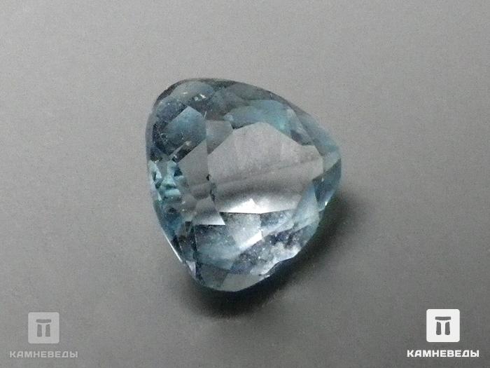 Топаз голубой, огранка 6х6х3,5 мм (0,8 ct), 9-38/47, фото 3