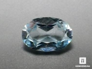Топаз. Топаз голубой, огранка 6х4х2,5 мм (0,48 ct)