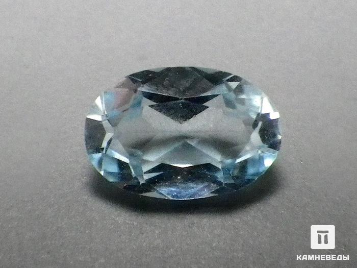 Топаз голубой, огранка 6х4х2,5 мм (0,48 ct), 9-38/48, фото 1