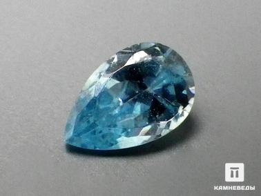 Топаз. Топаз голубой, огранка 6х4х2,5 мм (0,6 ct)