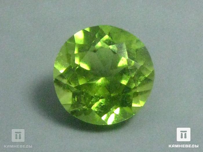 Хризолит (оливин), огранка 0,96 ct, 9-8/5, фото 2