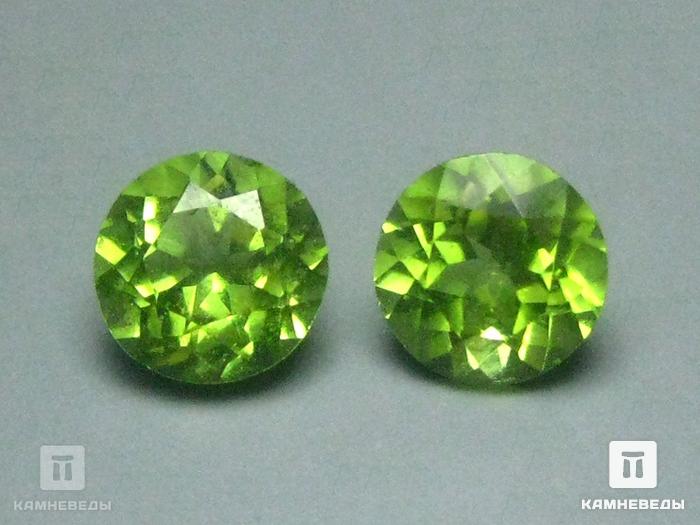 Хризолит (оливин), огранка 0,96 ct, 9-8/5, фото 3