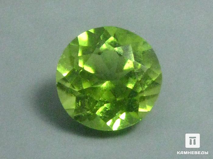 Хризолит (оливин), огранка 0,96 ct, 9-8/5, фото 1