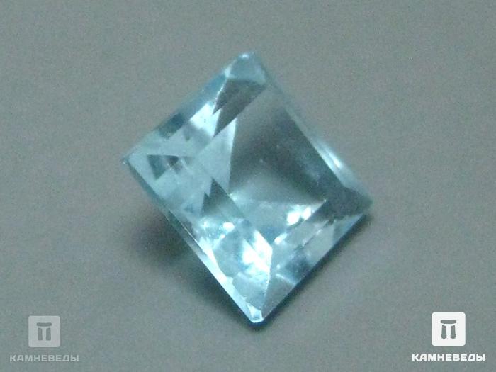 Топаз голубой, огранка 7х7х4,5 мм (1,93 ct), 9-38/54, фото 5