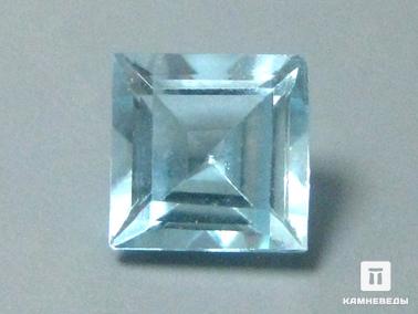Топаз. Топаз голубой, огранка 7х7х4,5 мм (1,93 ct)