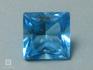 Топаз голубой, огранка 0,8 ct, размер 5х5х3,5 мм, 9-38/55, фото 2