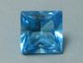Топаз голубой, огранка 0,8 ct, размер 5х5х3,5 мм, 9-38/55, фото 1