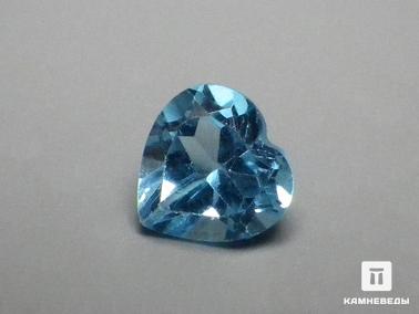 Топаз. Топаз голубой, огранка 6х6х4 мм (1 ct)