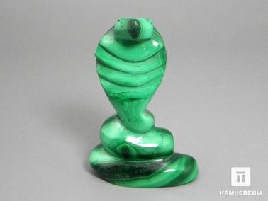 Малахит. Кобра из малахита