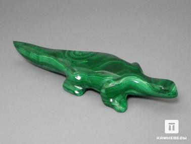 Малахит. Ящерица из малахита