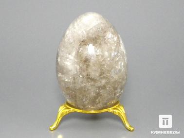 Дымчатый кварц, Раухтопаз. Яйцо из раухтопаза (дымчатого кварца), 7,6х5,4 см