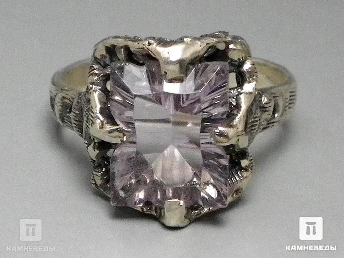 Комплект с аметистом, кольцо и серьги, 45-42/4, фото 6