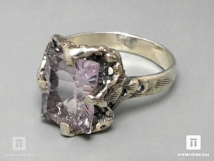 Комплект с аметистом, кольцо и серьги, 45-42/4, фото 7