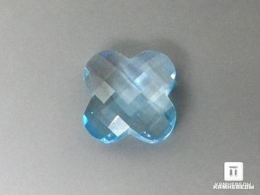 Топаз. Топаз голубой, огранка 12х12х6 мм (8,65 ct)