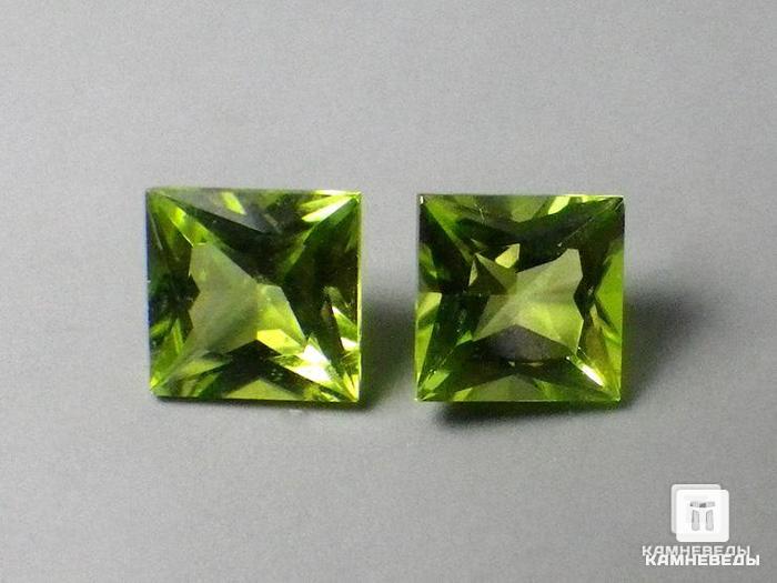 Хризолит (оливин), огранка 0,67 ct, 9-8/12, фото 2