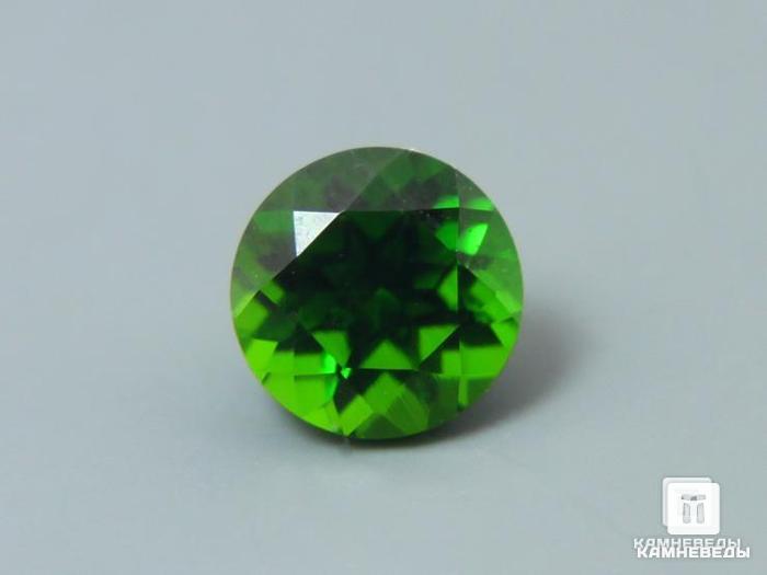 Хромдиопсид, огранка 5,5х4 мм (0,75 ct), 9-46/1, фото 2