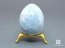 Яйцо из виолана (голубой диопсид), 6,6х4,9 см, 22-90/6, фото 2