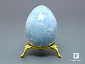 Виолан. Яйцо из виолана (голубой диопсид), 6,6х4,9 см