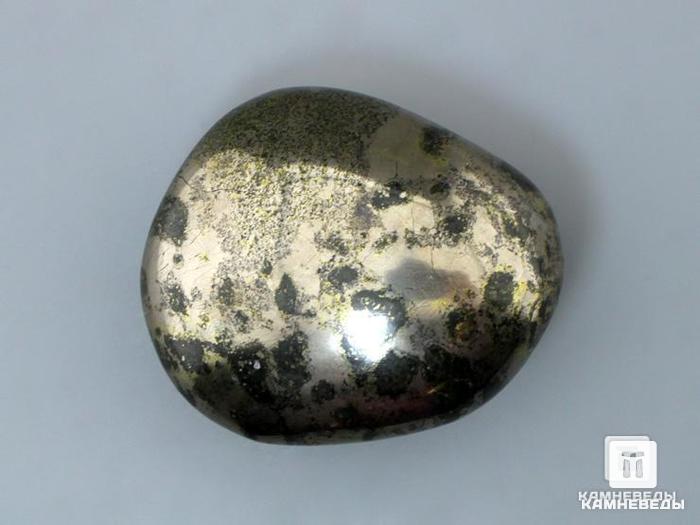 Пентландит, галька полированная 6,4х5,4х3,5 см, 12-205/1, фото 1