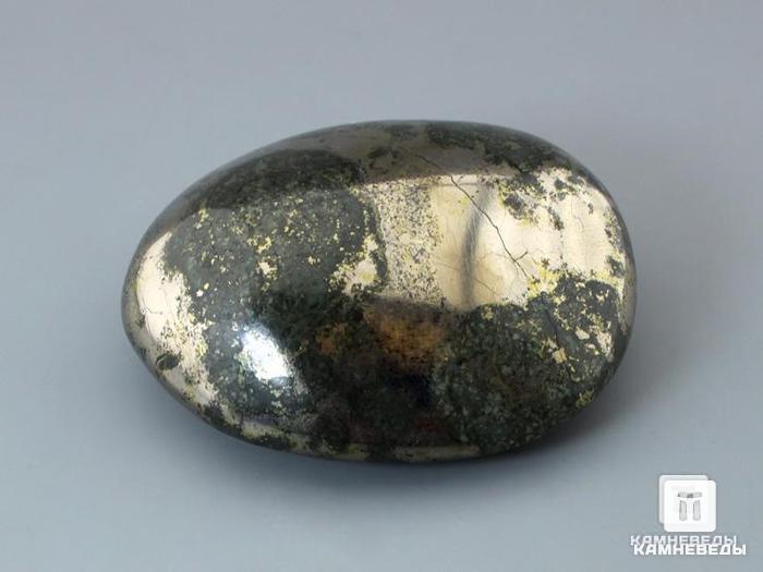 Пентландит, галька полированная 6,4х5,4х2,6 см, 12-205/2, фото 2