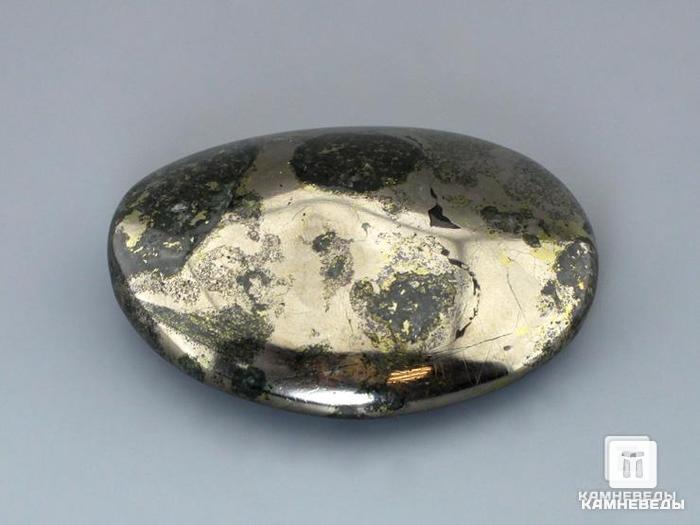 Пентландит, галька полированная 6,4х5,2х1,7 см, 12-205/3, фото 2