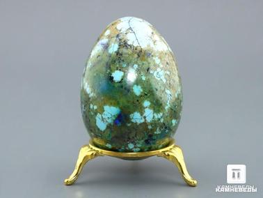Бирюза, Хризоколла. Яйцо из бирюзы с хризоколлой