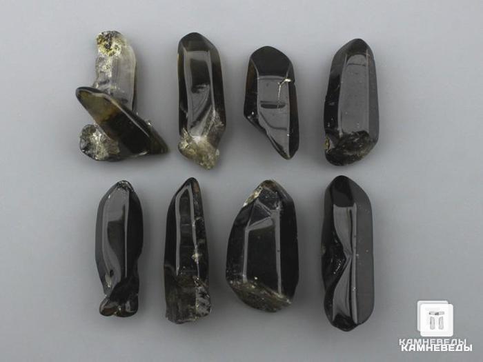 Раухтопаз (дымчатый кварц), полированный кристалл 2-3 см, 12-98/3, фото 1