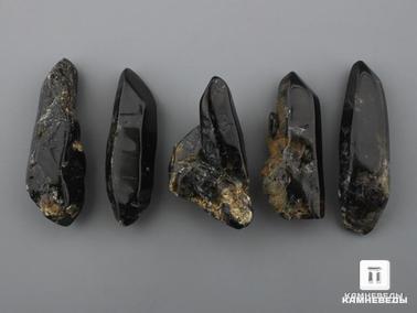 Дымчатый кварц, Раухтопаз. Раухтопаз (дымчатый кварц), полированный кристалл 4-5 см
