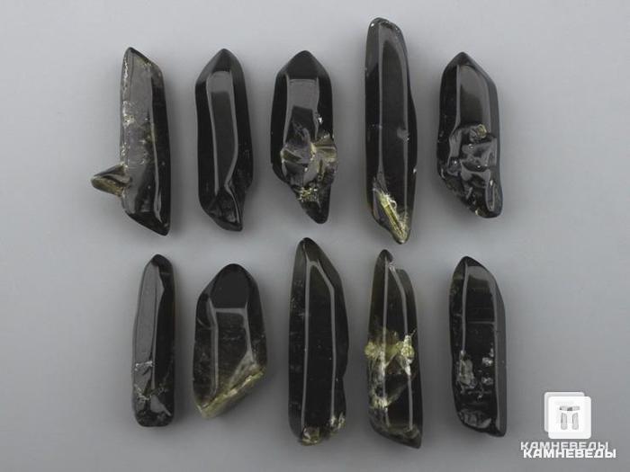 Раухтопаз (дымчатый кварц), полированный кристалл 3-3,5 см, 12-98/7, фото 1