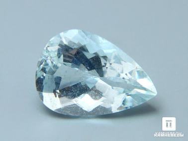 Аквамарин (голубой берилл). Аквамарин, огранка 10х7х5 мм (1,8 ct)